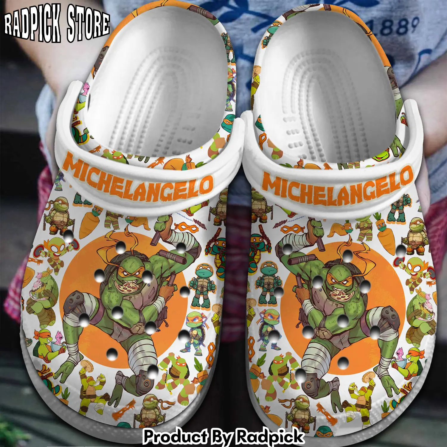Radpick teenage mutant ninja turtles movie crocss crocband clogs shoes comfortable for men women and kids footwearelite exclusive rp652805